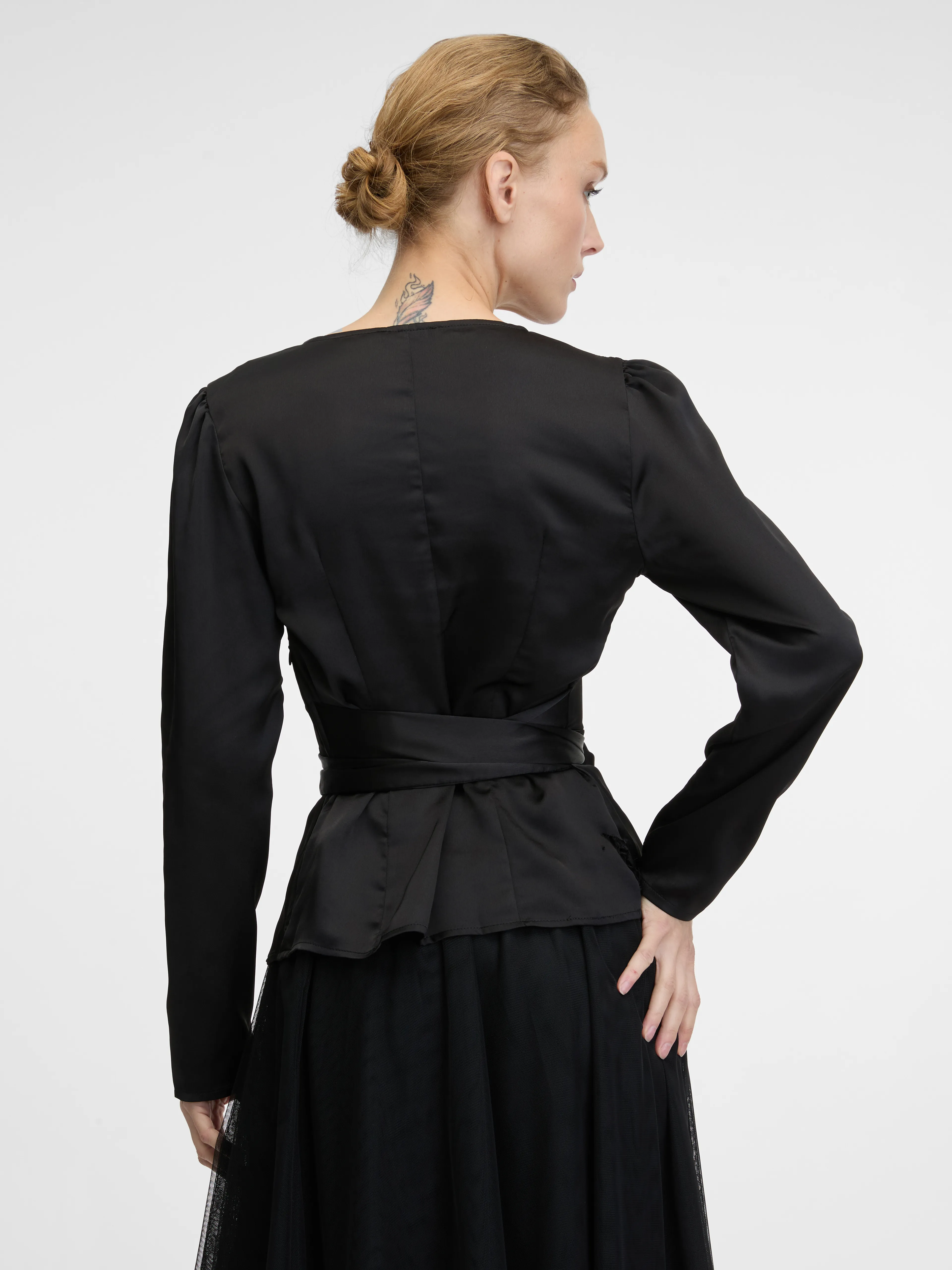 Schwarze Damenbluse ORSAY