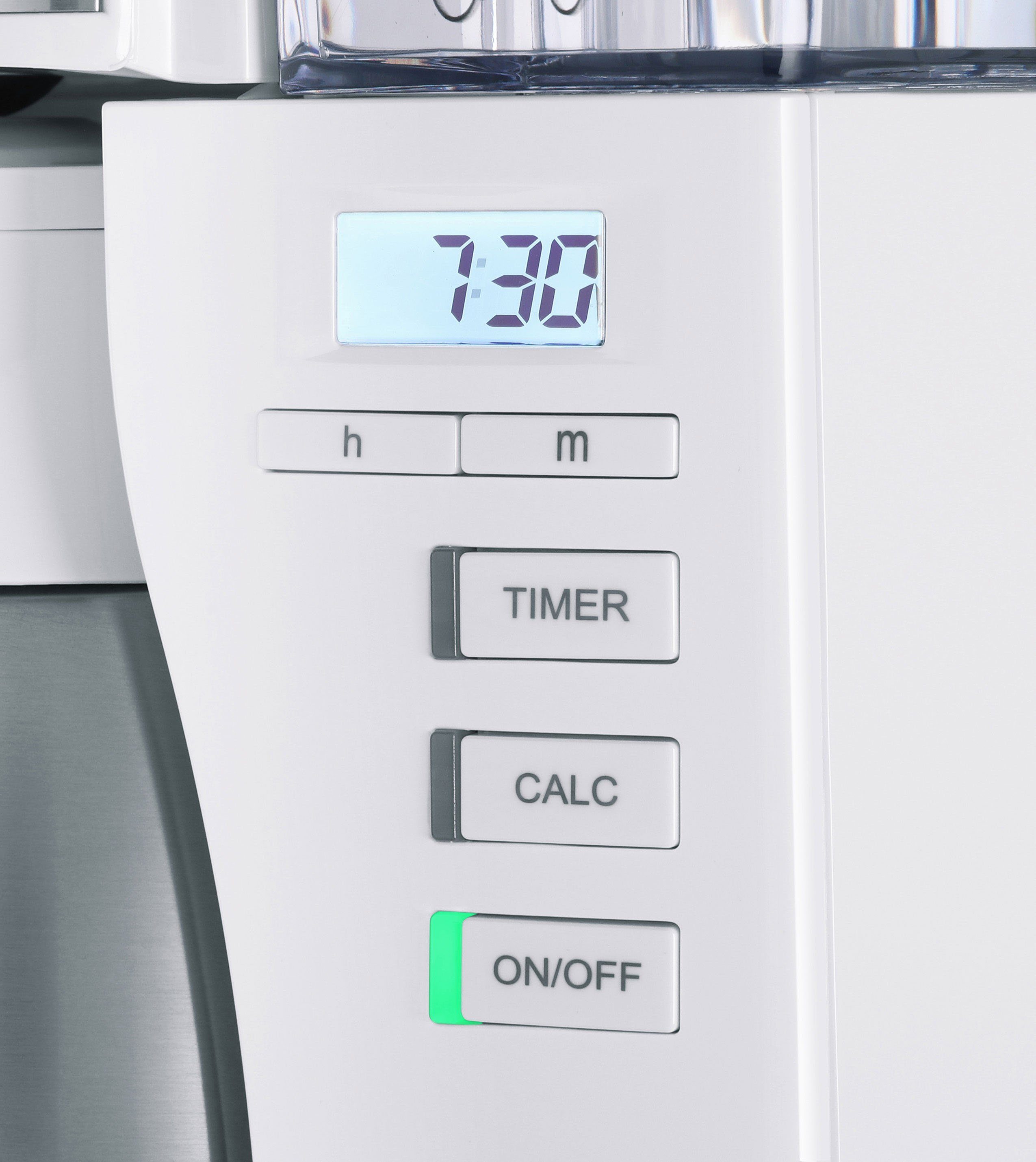 Melitta Filterkaffeemaschine LOOK® Therm Timer 1025-17 weiß, 1,25l Kaffeekanne, Papierfilter 1x4