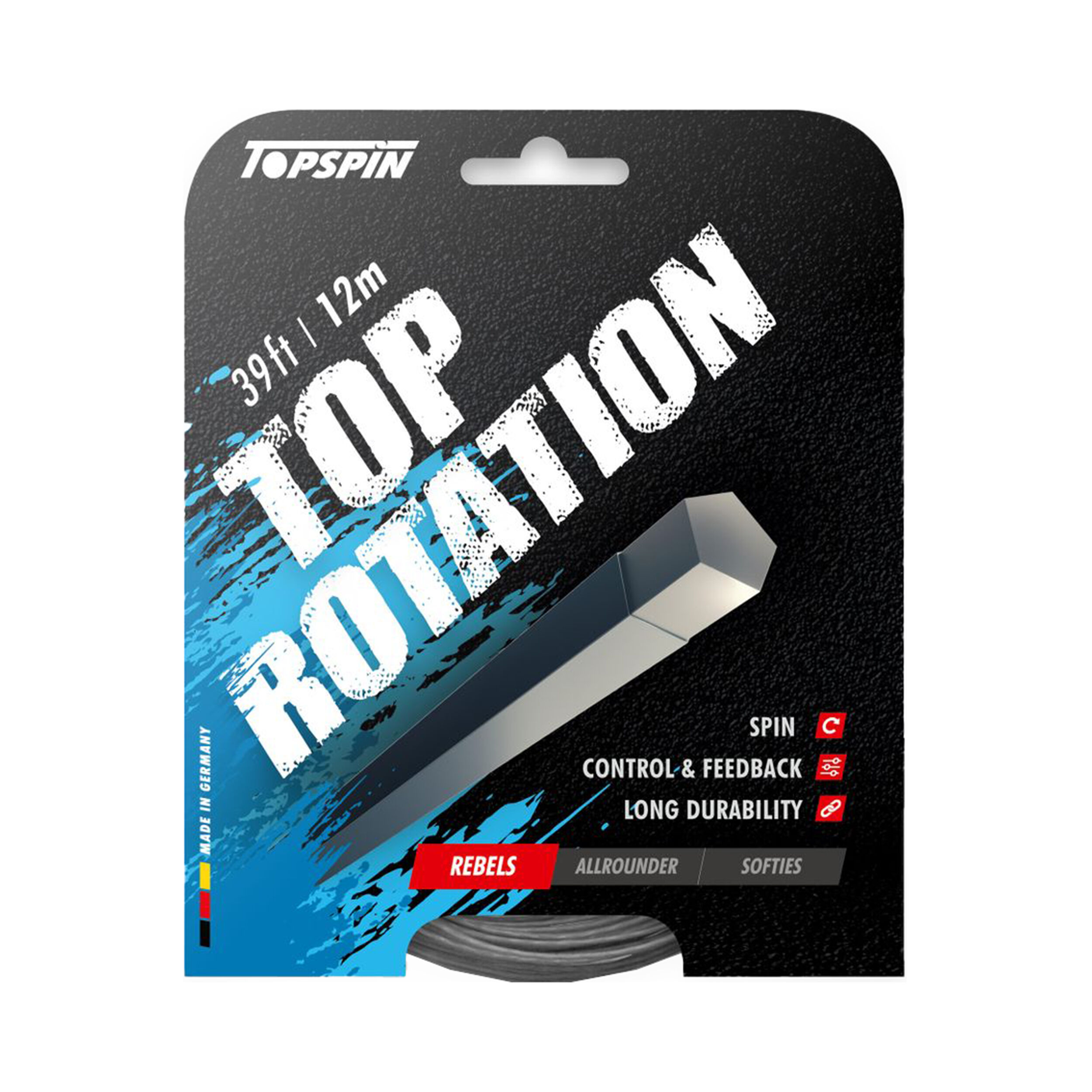 Top Rotation 12m Saitenset - Grau