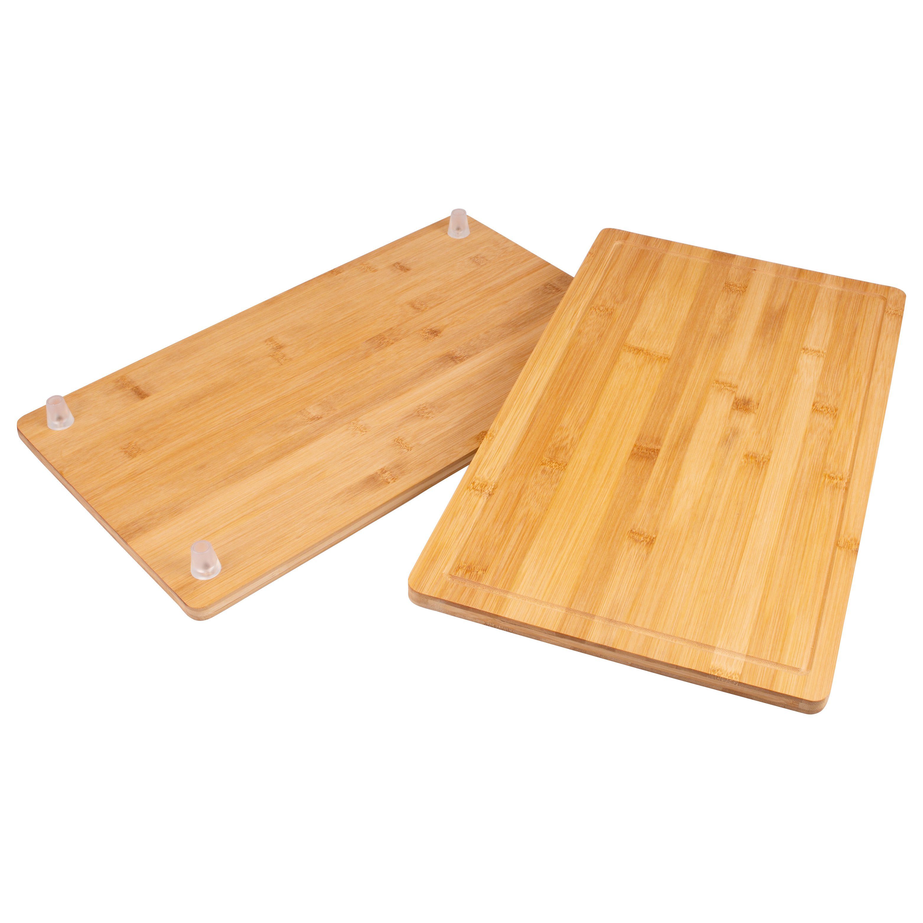 bremermann Herd-Abdeckplatte bremermann Herdabdeckplatte - 2er Set aus Bambus ca. 52 x 4 x 30 cm, Bambus, (Komplettset)