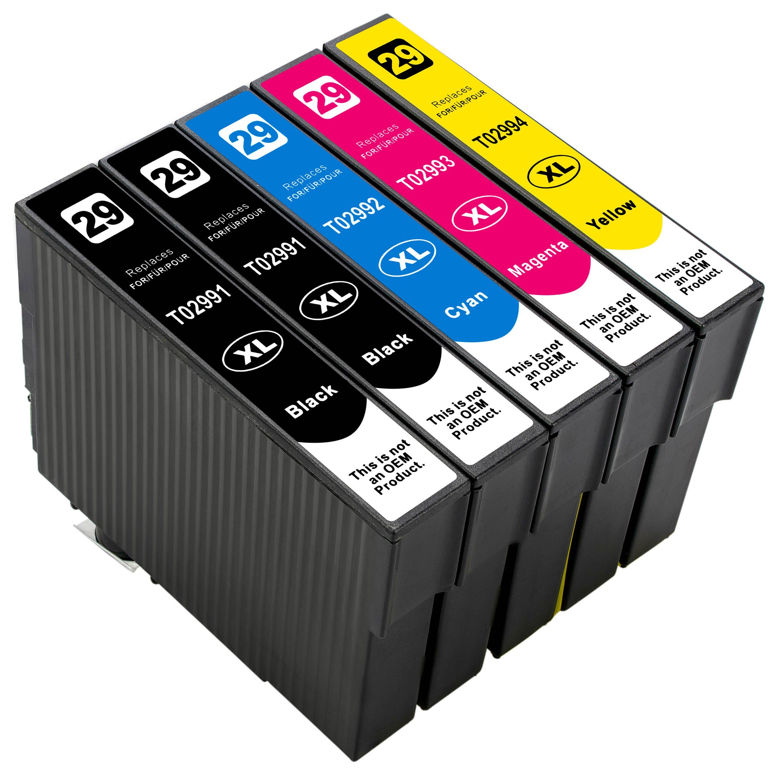ESMOnline Inkrid Epson 29 (Erdbeere) Tintenpatrone (5-tlg)