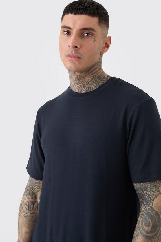 Tall Premium Loungewear T-Shirt mit Detail