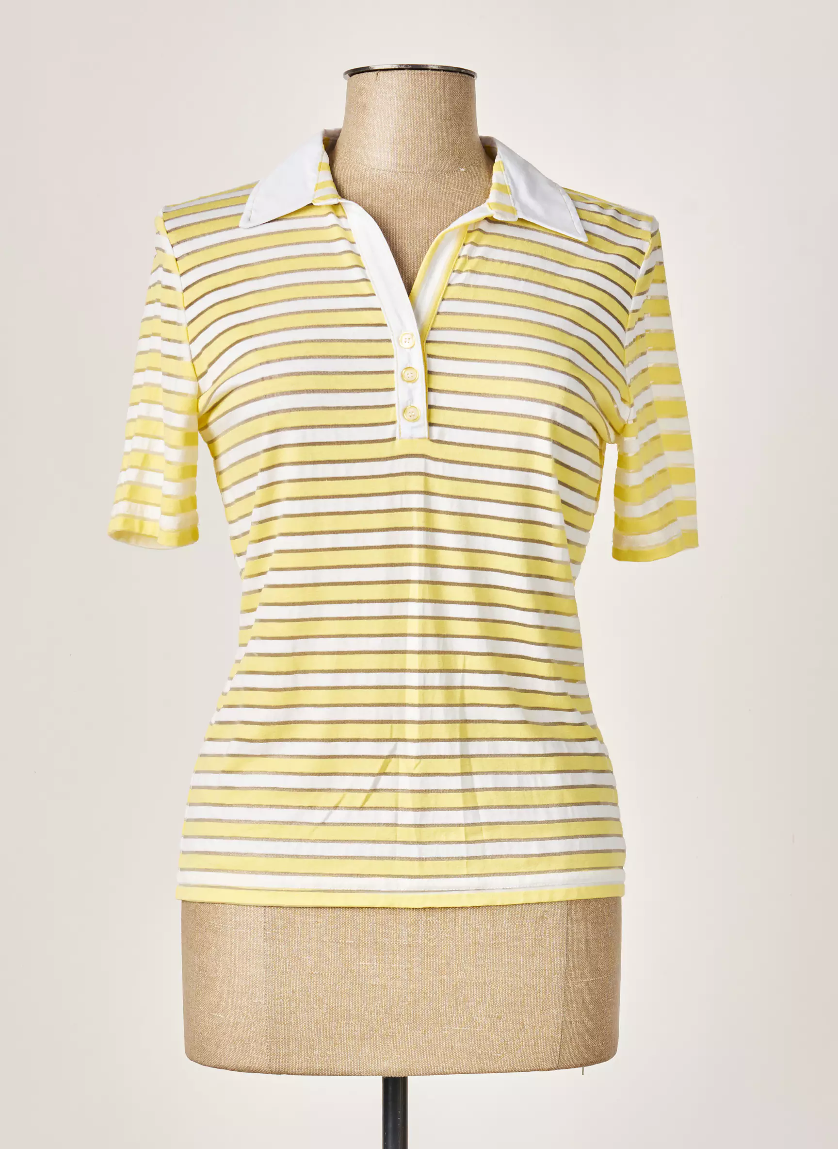 Pauporte Polos Femme couleur jaune