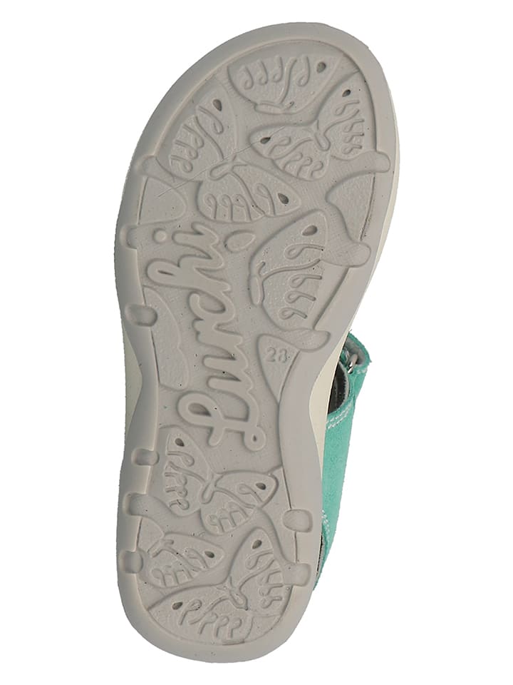 Lurchi Leder-Sandalen in Türkis günstig kaufen
