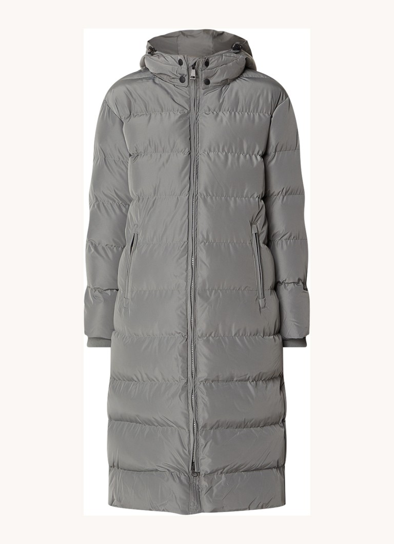 Airforce Grace quilted hooded jacket
