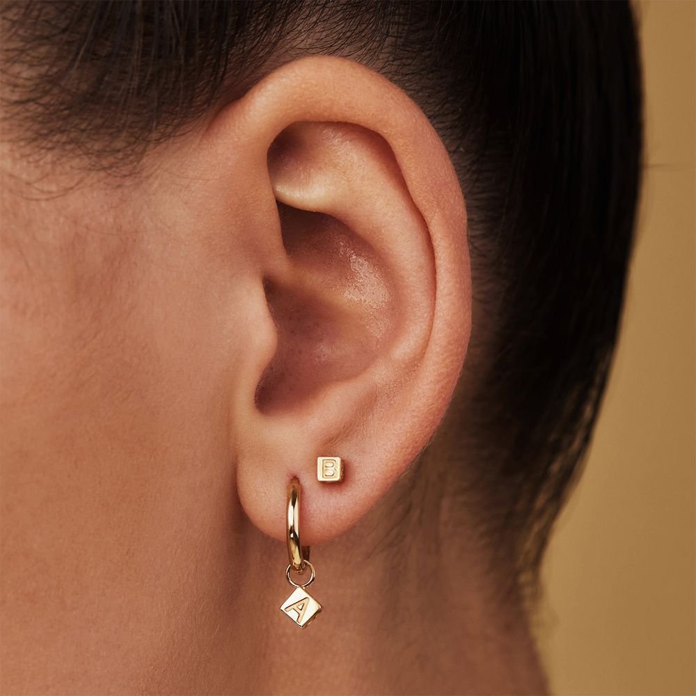 Isabel Bernard Le Carré Boucles d'oreilles - Or 585 / Or 14 carats Boucle D'Oreille