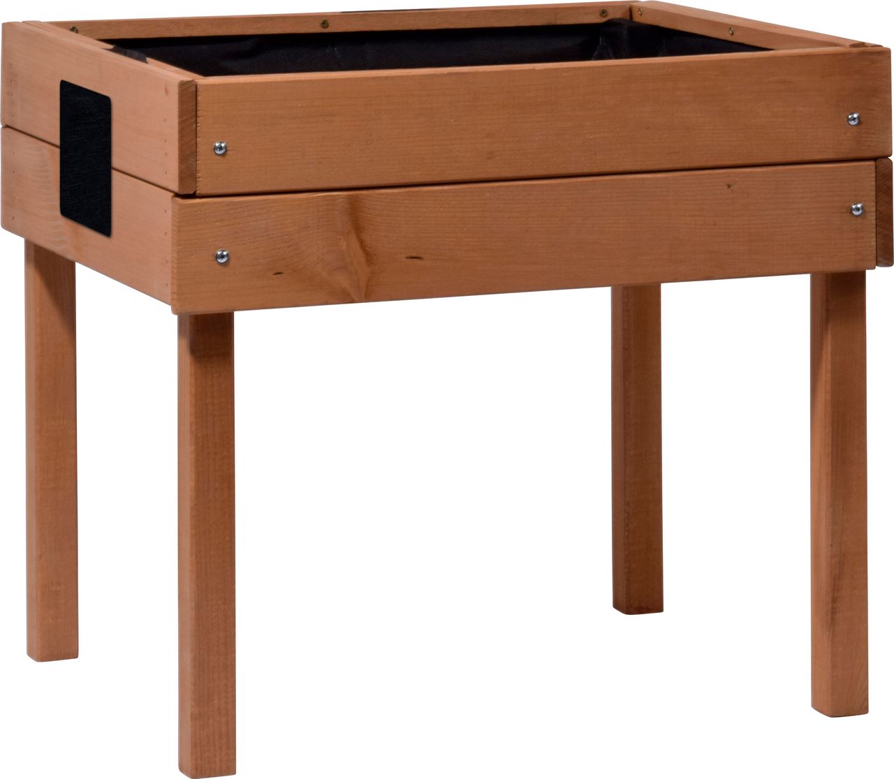 dobar Kleines Kinderhochbeet mit Kreidetafel braun