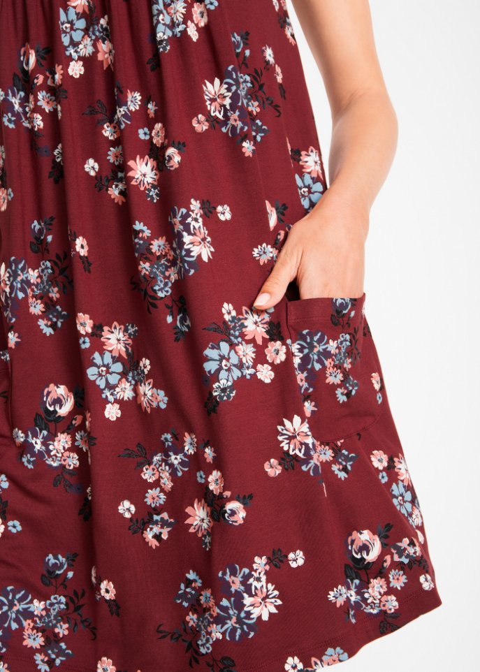 Kurzes Jerseykleid, Kurzarm