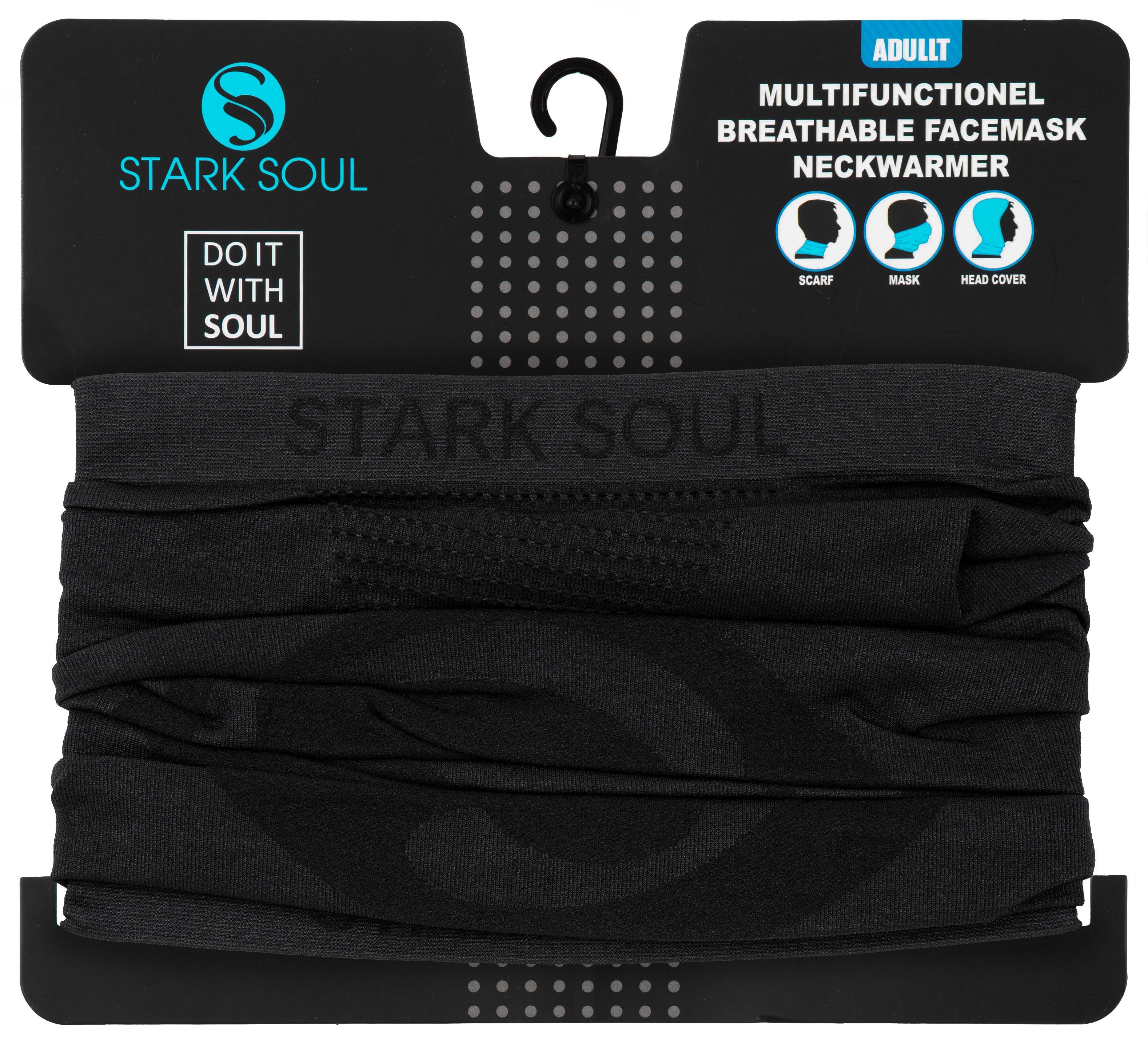 Stark Soul® Multifunktionstuch Multifunktions Halstuch -BREATH- Seamless Neckwarmer, Facemask