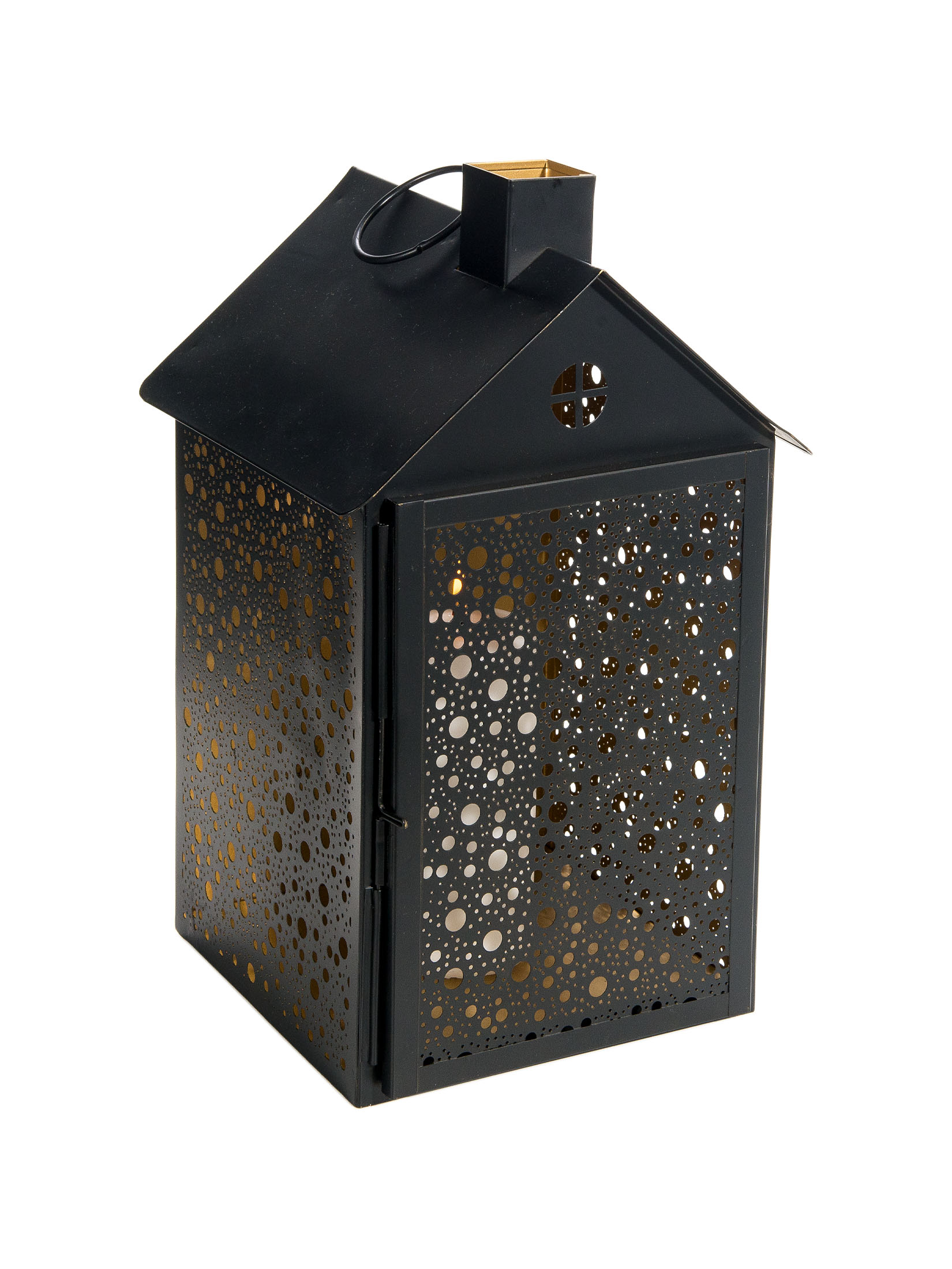 Cavareno Laterne, Black/Gold