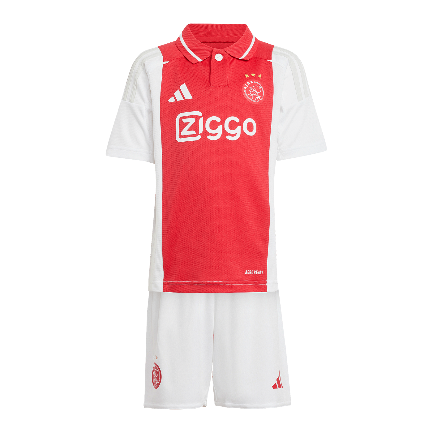 adidas Ajax Amsterdam Minikit Home 2024/2025 Kids Weiss