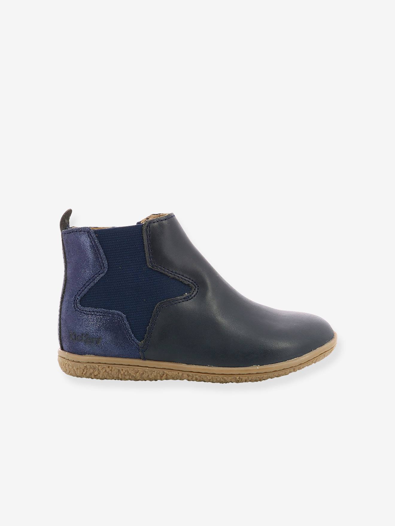 Kickers Mädchen Boots VERMILLON KICKERS - lackschwarz