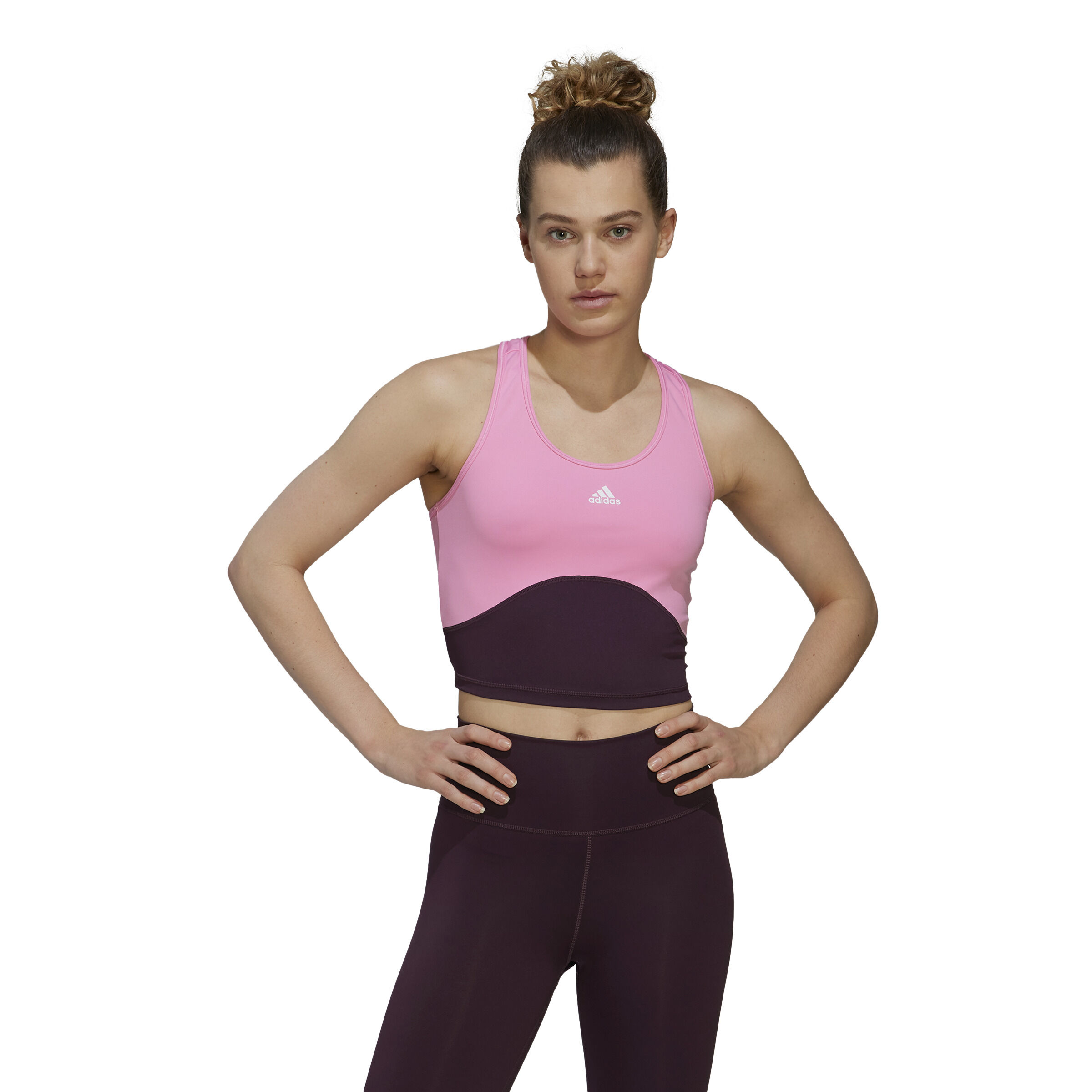 High Intensity Cropped Tank-Top Damen - Pink