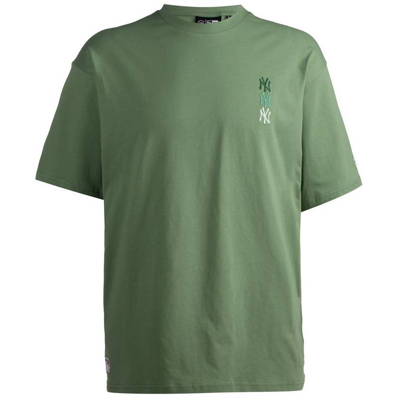 New Era MLB New York Yankees Stacked Logo T-Shirt Herren