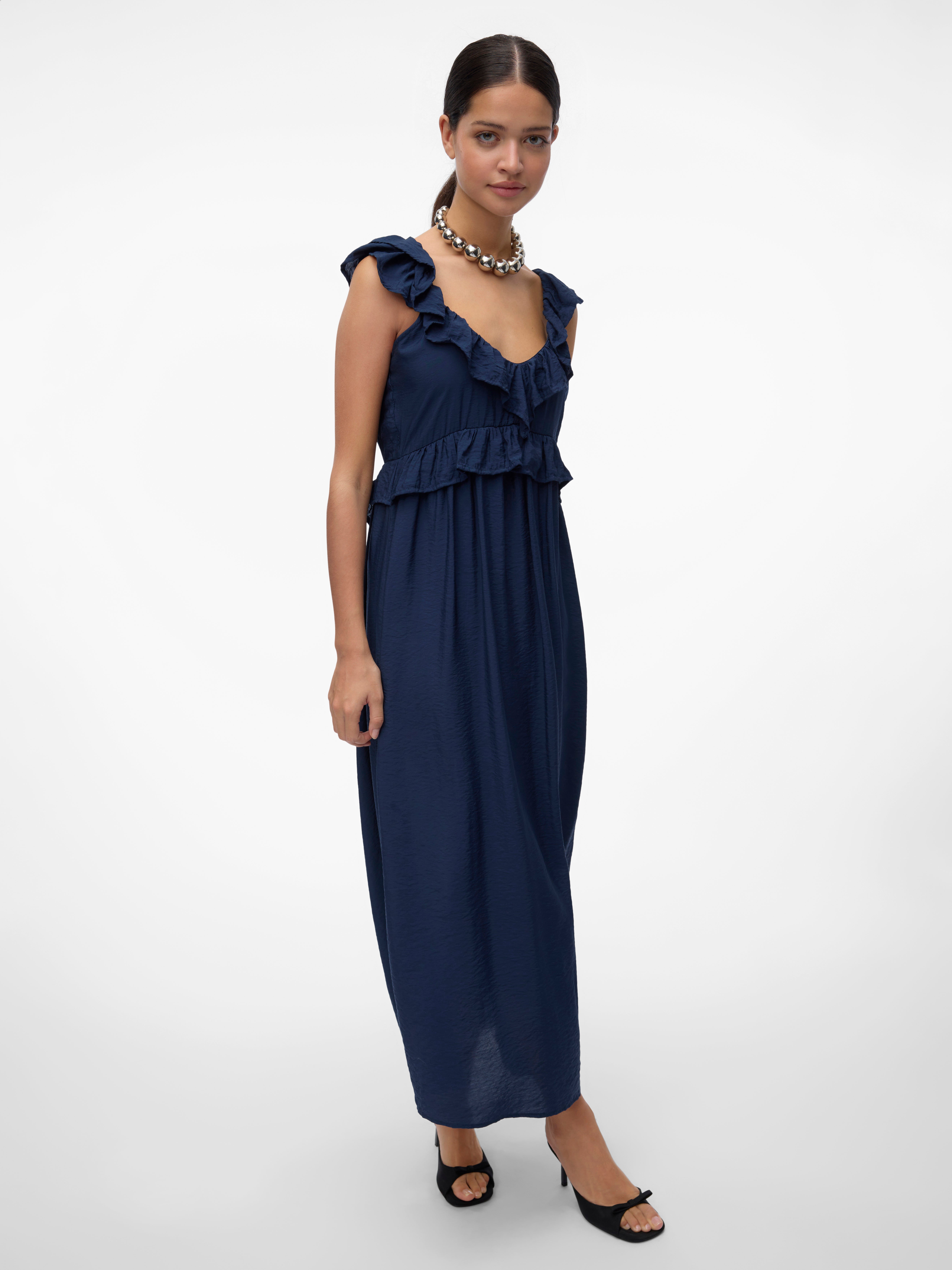 VMJOSIE Langes Kleid