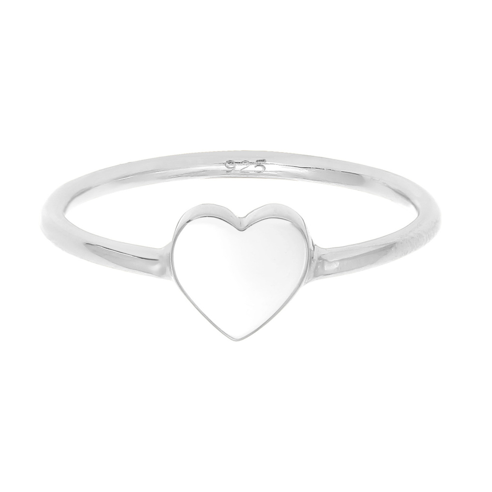Elli Elli Bague Femme Coeur Amour Filigrane en Argent Sterling 925 Bague