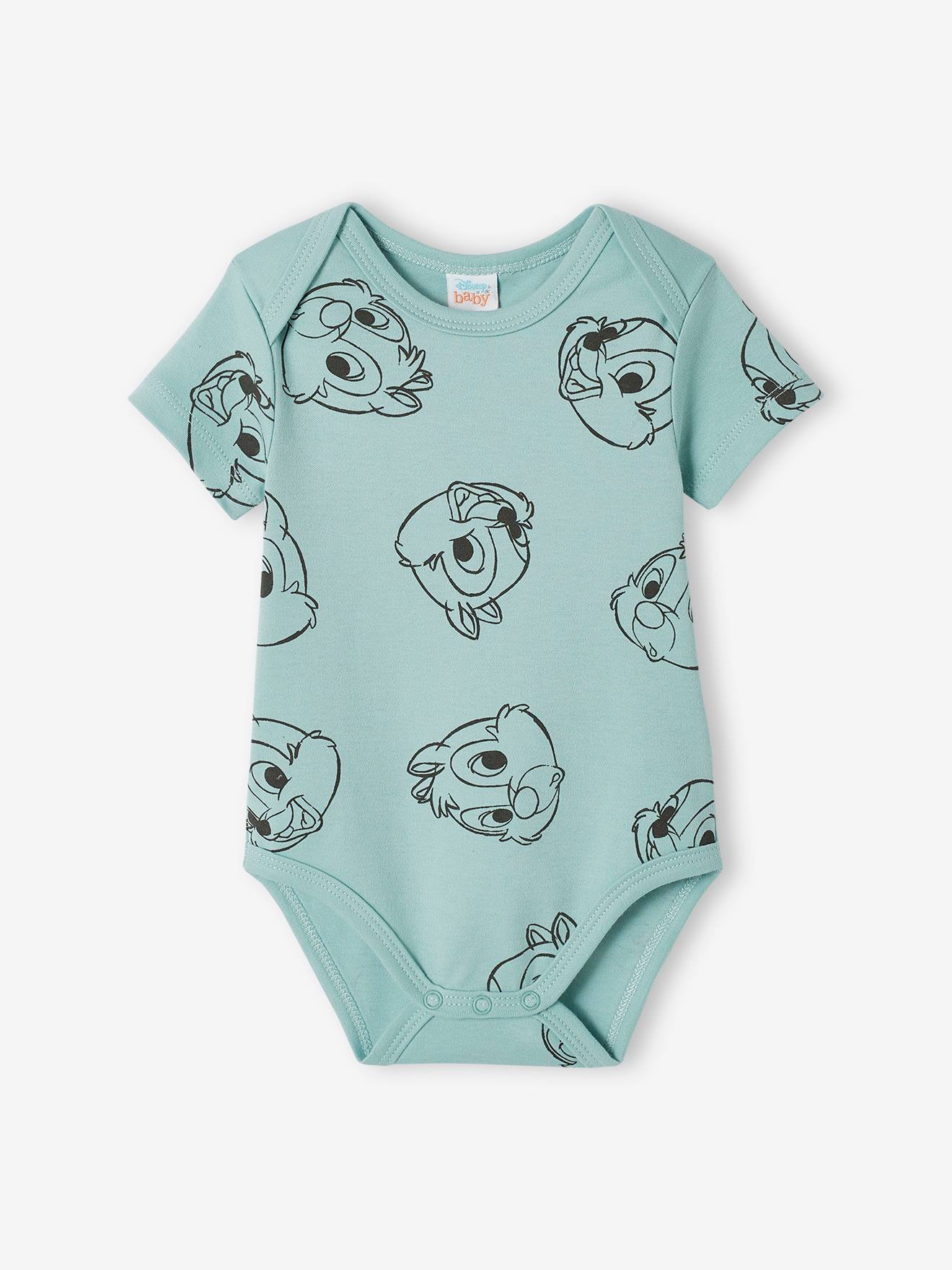 Disney 2er-Pack Baby Bodys Disney Animals Chip & Chap - salbeigrün