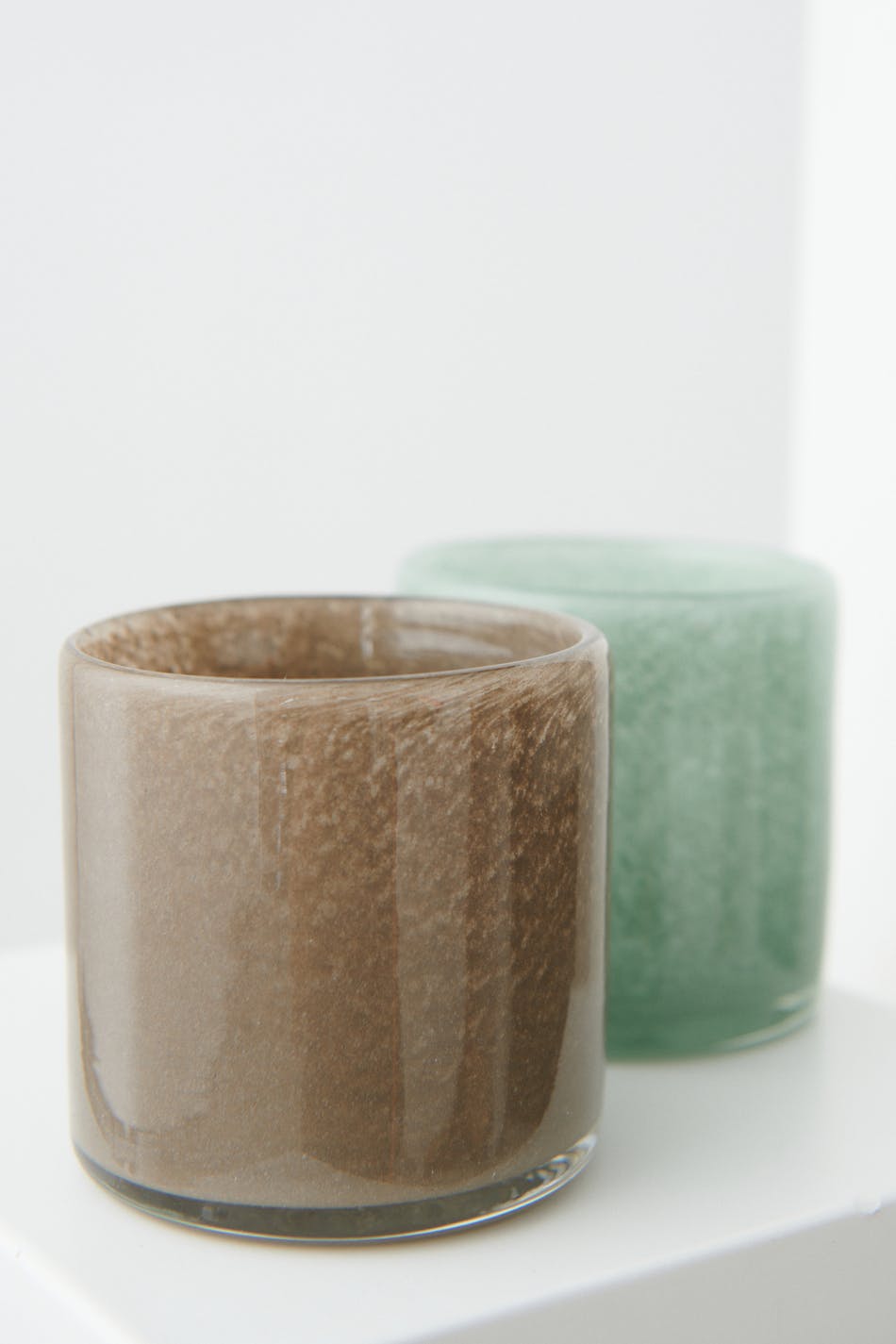 Glass s candle holder