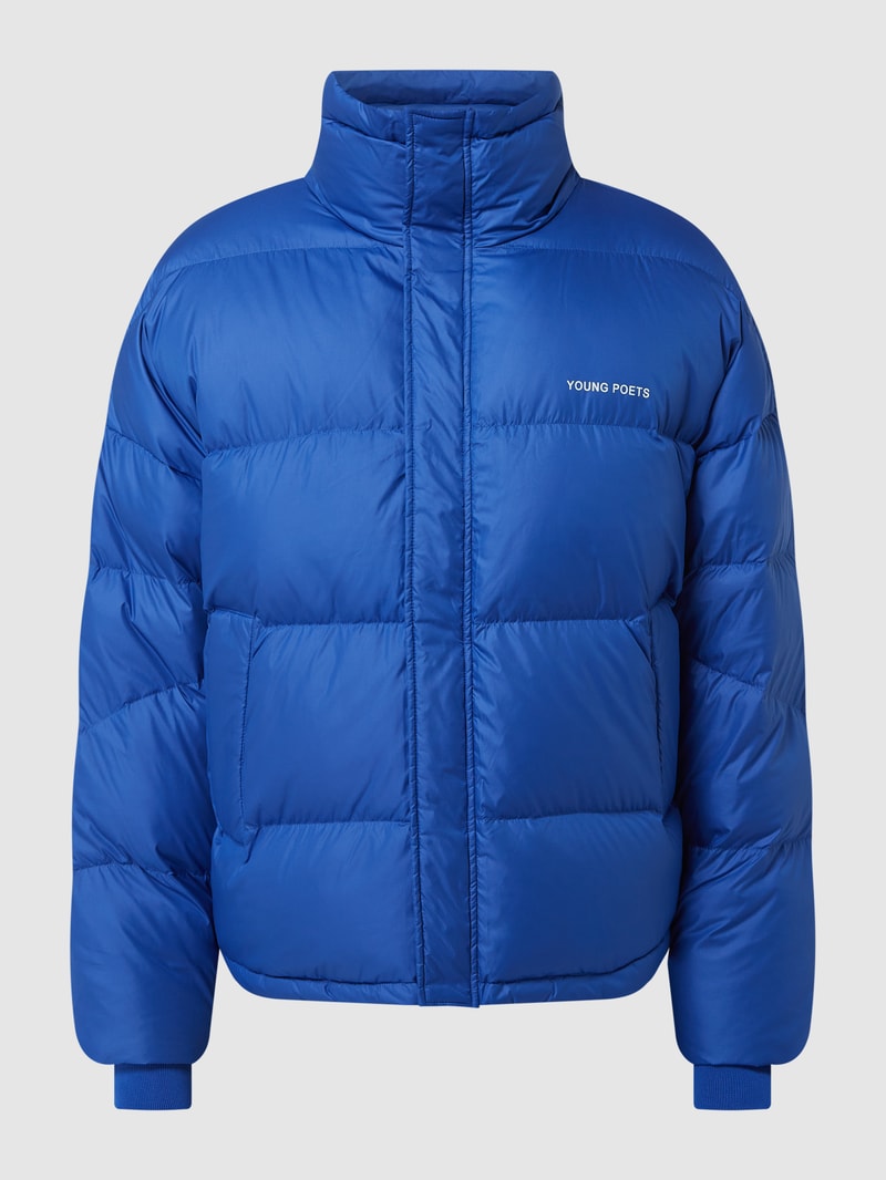 Daunenjacke mit Stehkragen Modell 'Mika' in royalblau