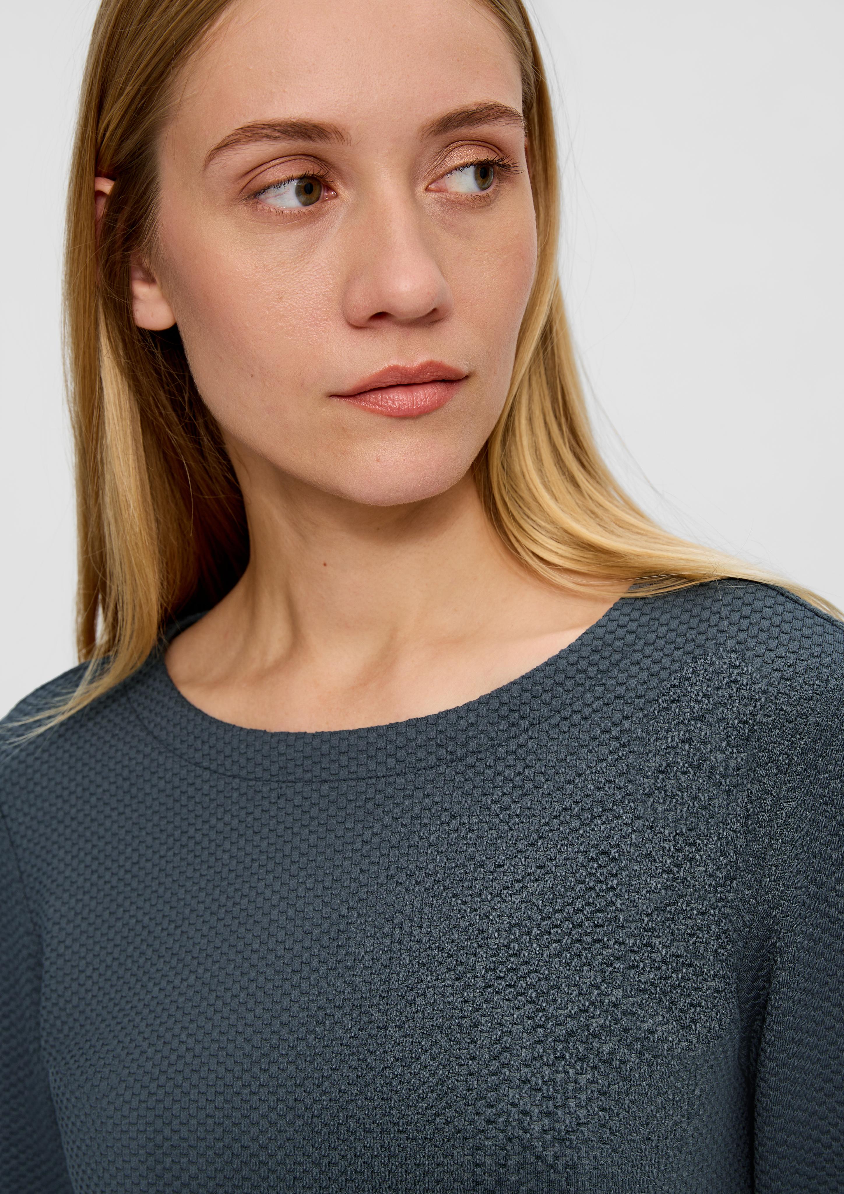 Jacquard-Pullover aus Viskosemix  2135967-7909