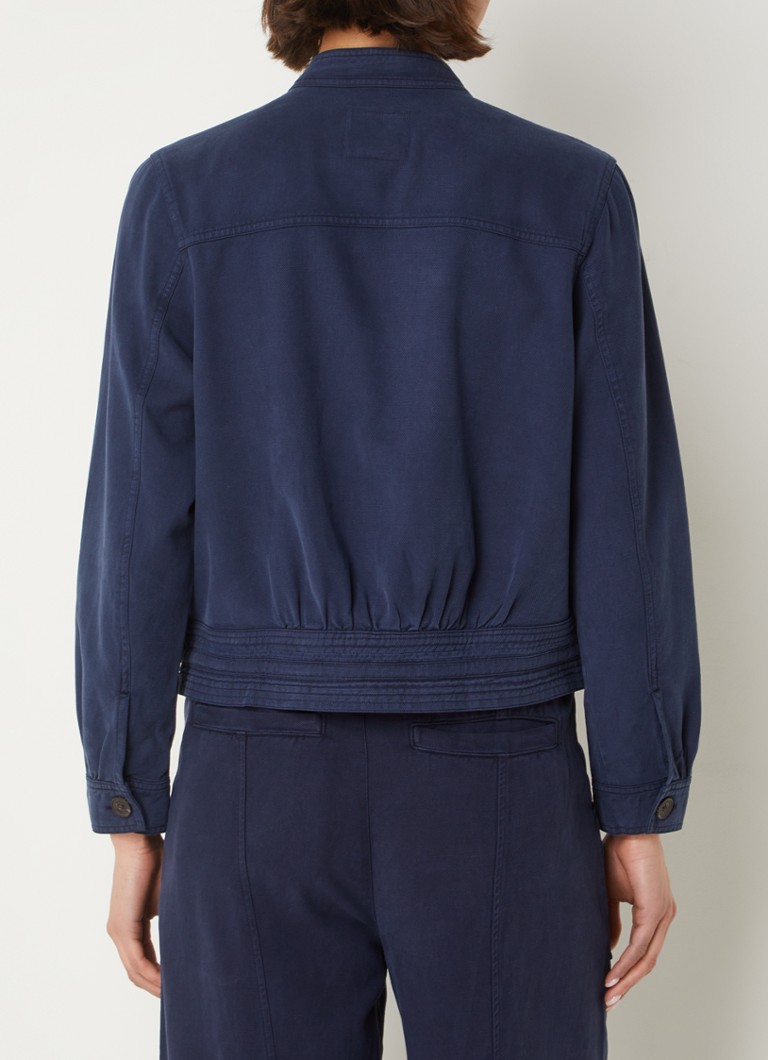 Rails Alma jacket in lyocell blend with chest and side pockets