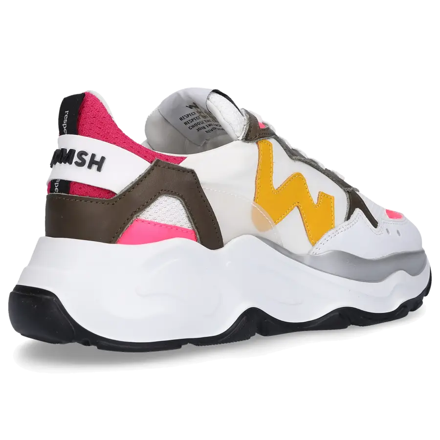 WOMSH - Sneaker low FUTURA Apple Skin VEGAN Logo weiß - weiß
