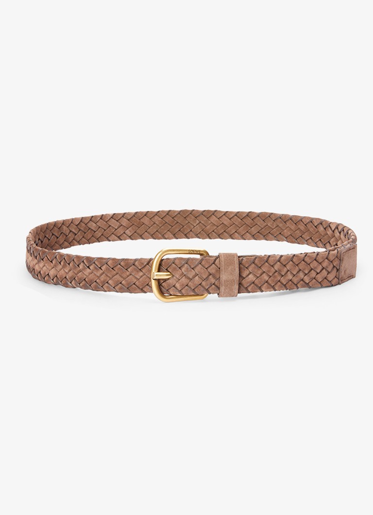 LOEWE Chunky belt of calf suede