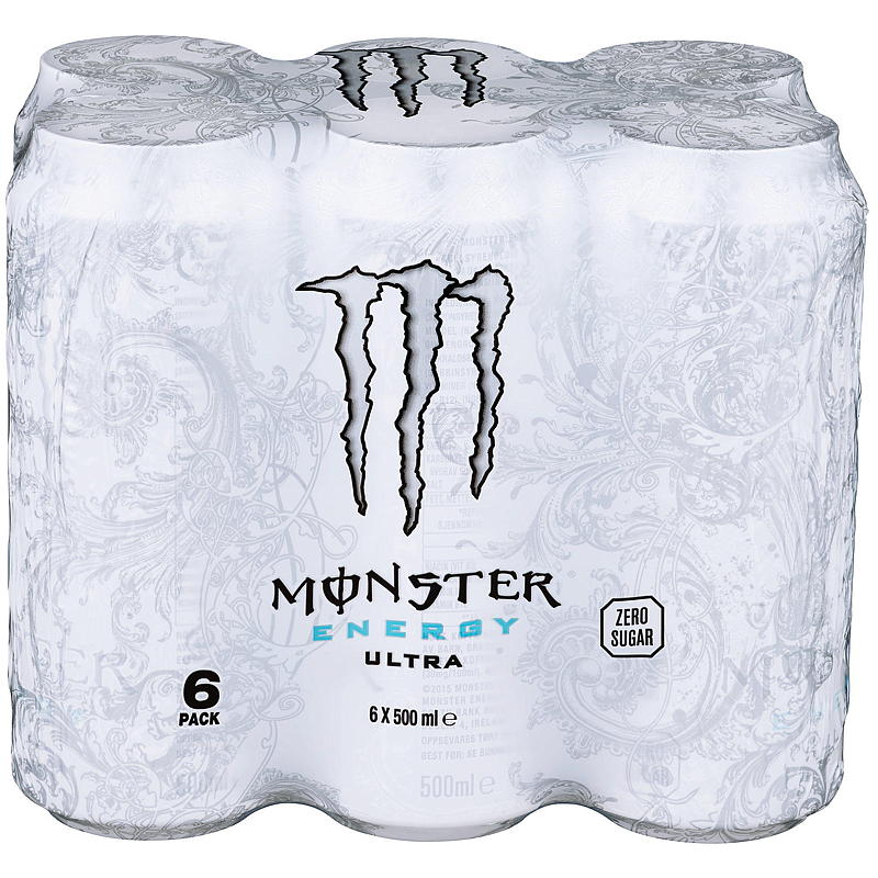 Monster Monster 6-pk energidrikk Ultra White