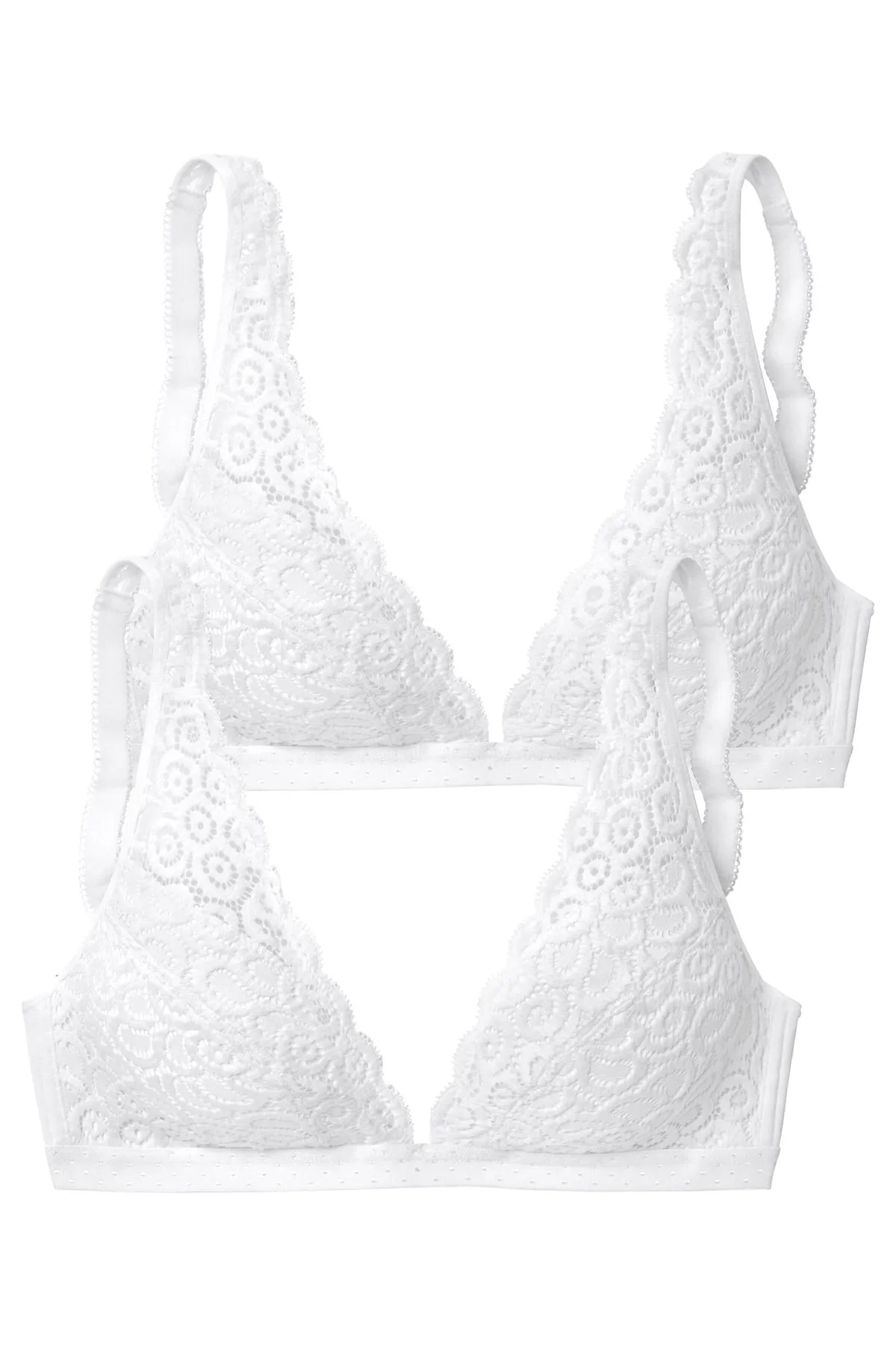 PETITE FLEUR  BH - Weiß - Unifarben