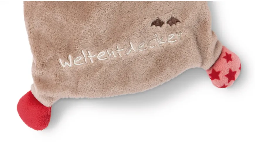 NICI Schmusetuch Fledermaus 'Weltentdecker'