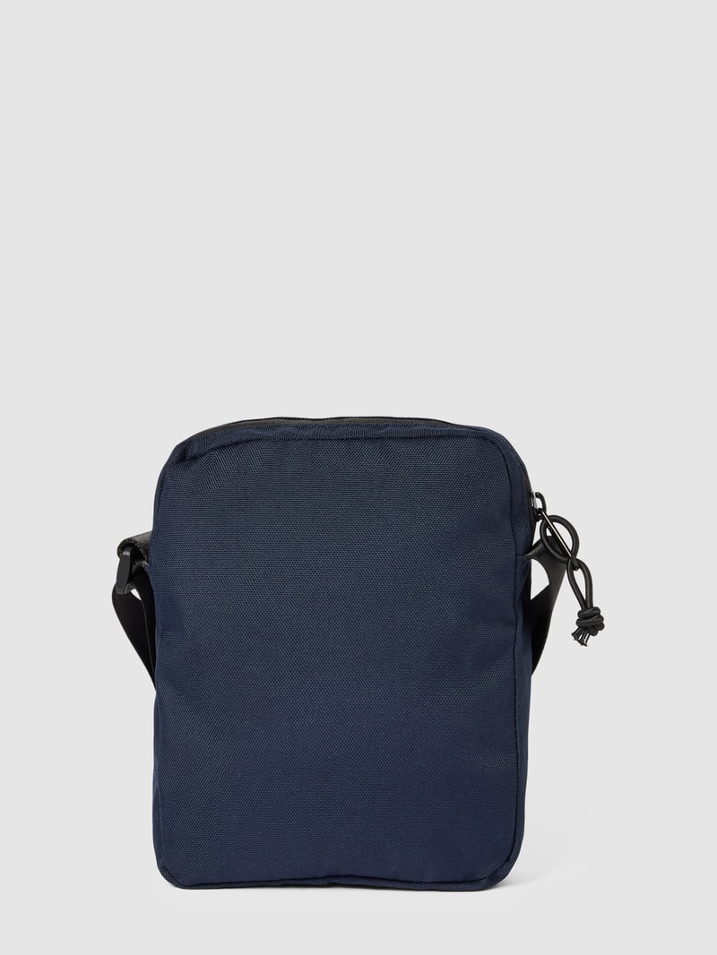Crossbody Bag mit Label-Detail in marineblau