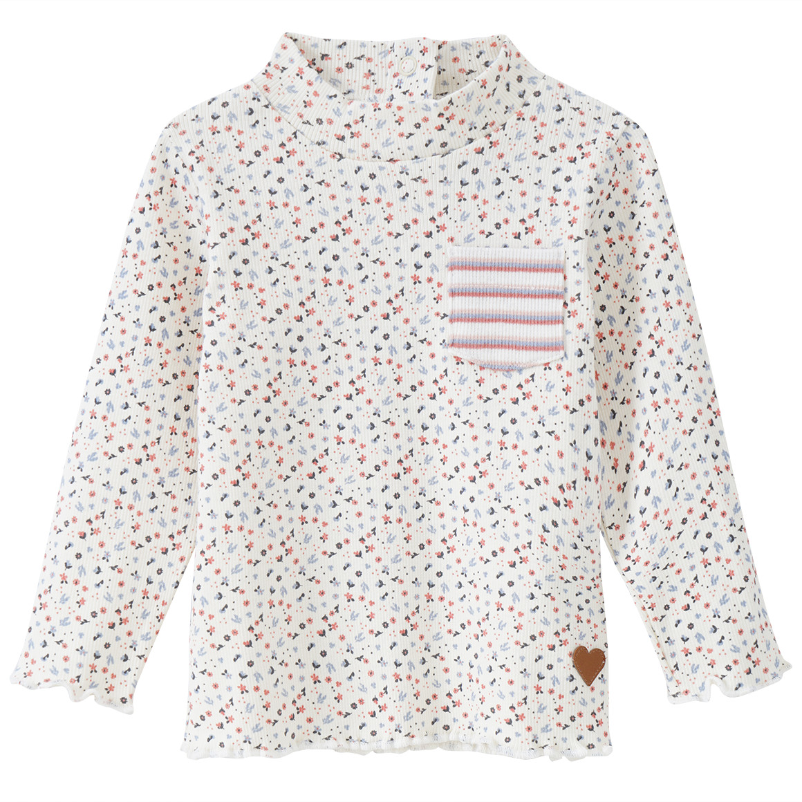 Baby Langarmshirt mit Stehkragen