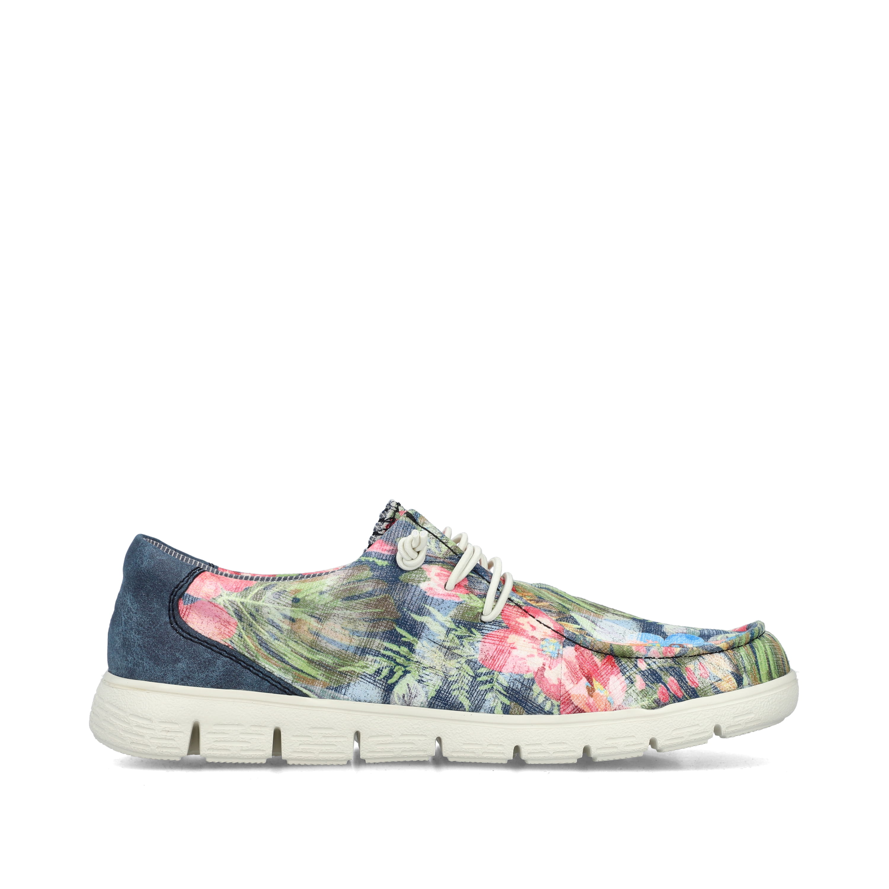 Rieker Damen Slipper multi-denimblau