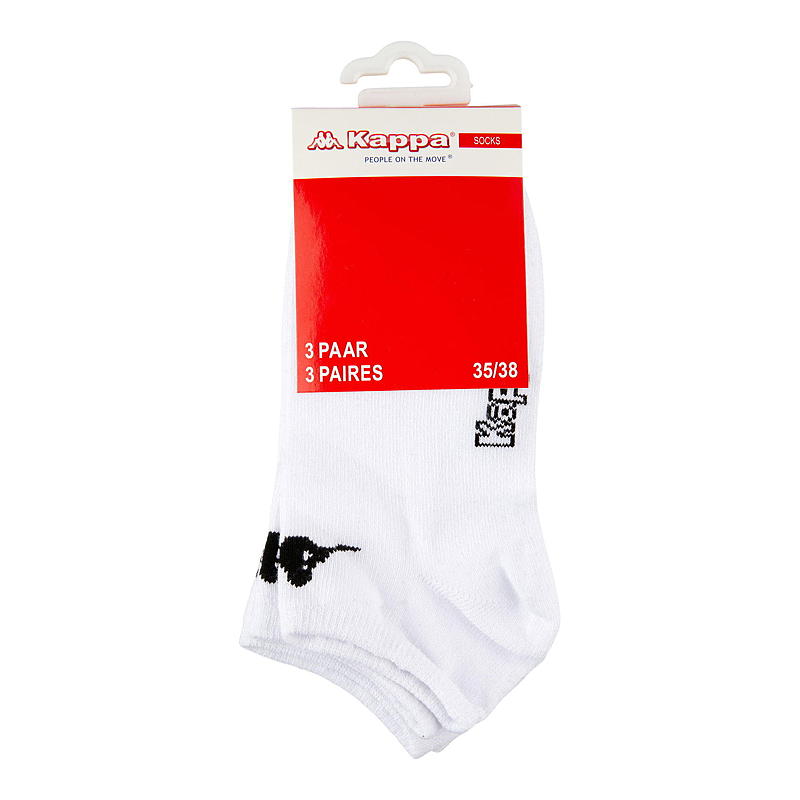 Kappa Sneakers sokk 3-pk str 39/42-43/46 Kappa