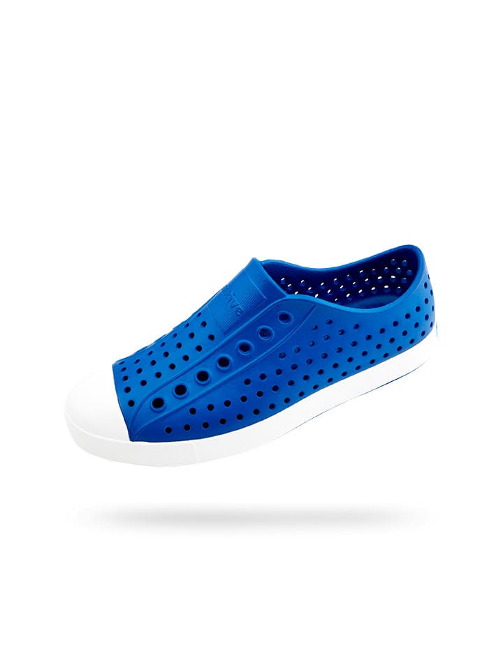Native Slipper in Blau/ Weiß günstig kaufen