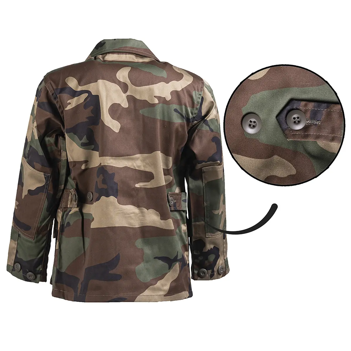 US BDU Jacke Kids woodland
