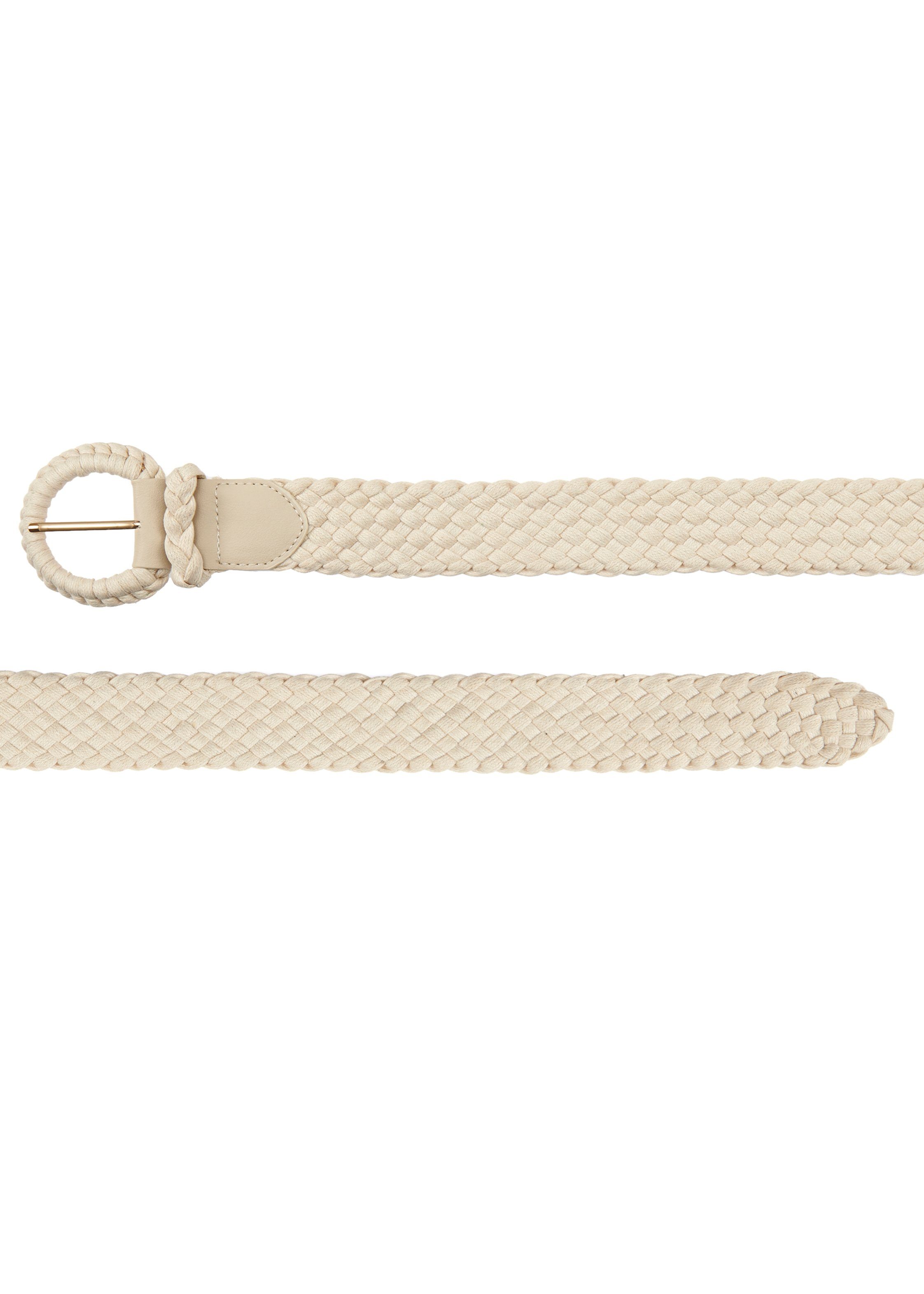 LASCANA Flechtgürtel Taillengürtel, aus Textilmaterial VEGAN, für Kleider & Overalls