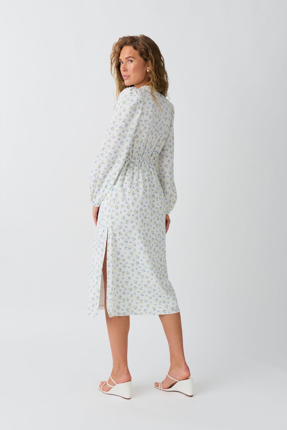 Structure midi boho dress