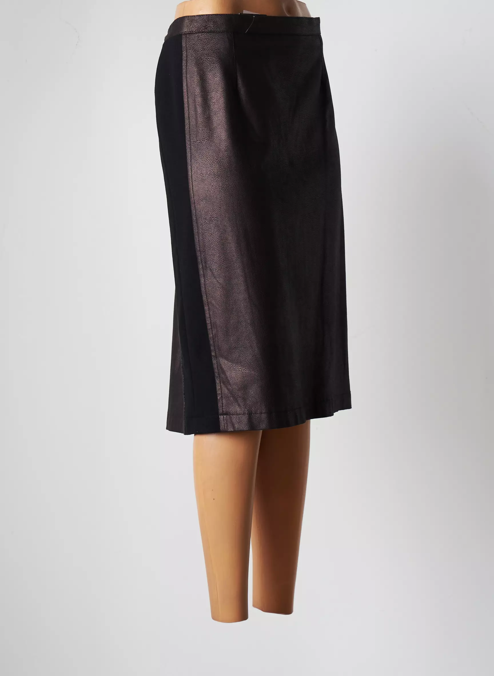 Jumfil Jupes Mi Longues Femme couleur marron