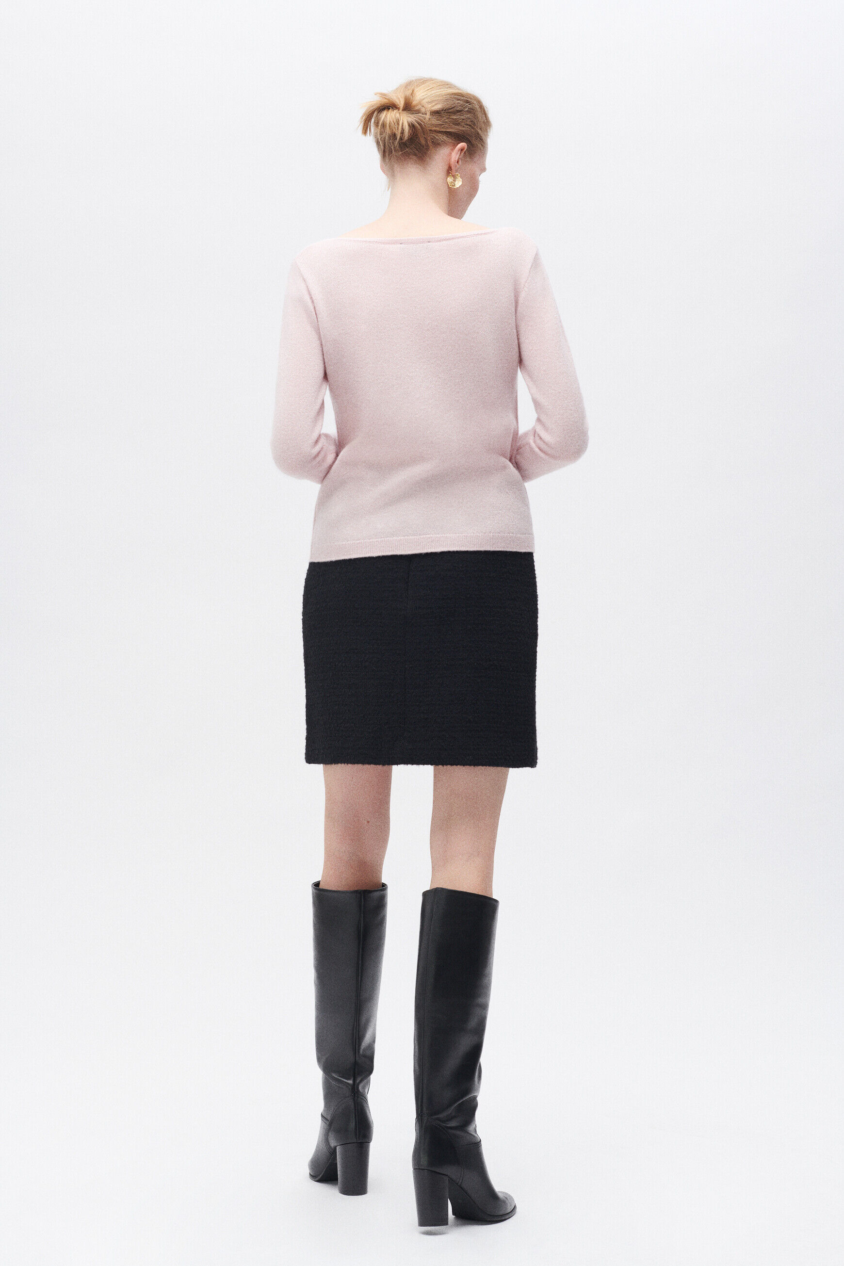 Pull zoan rose pastel femme