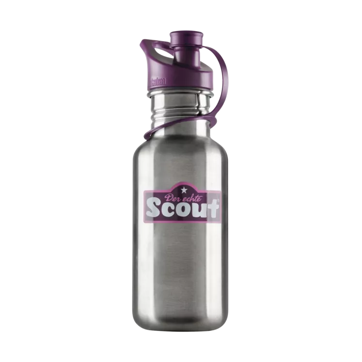Scout Trinkflasche Edelstahl violett
