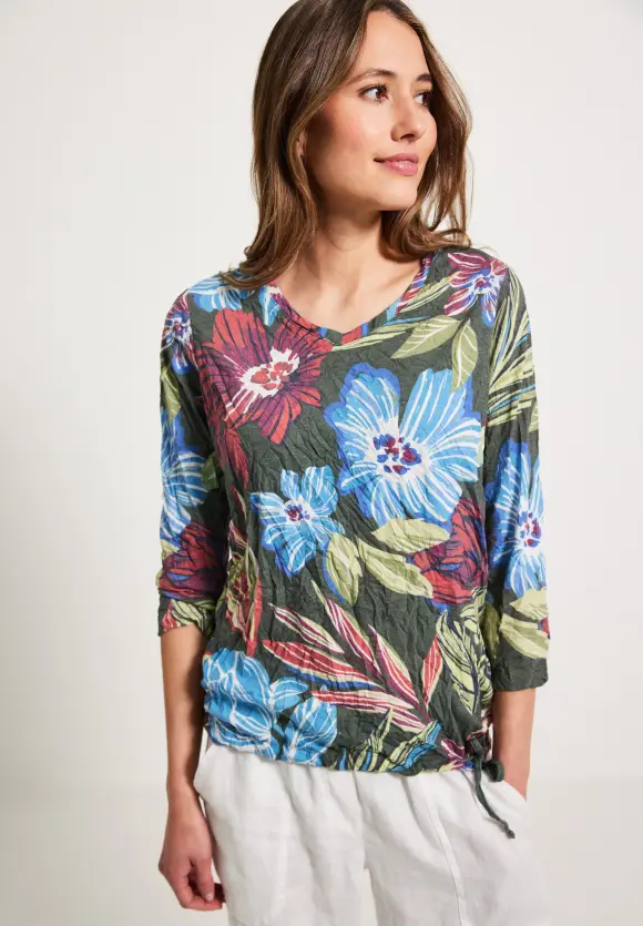 CECIL Blumenprint Crash Shirt