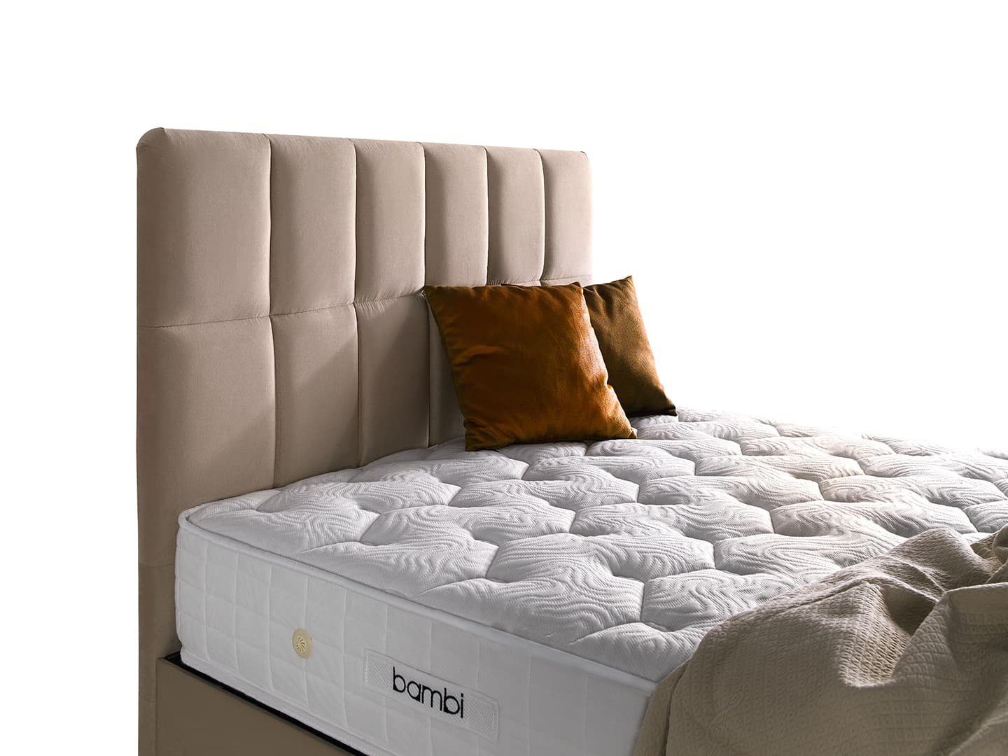 Boxspringmatratze Bonnellfederkernmatratze 8 Schichten Höhe 26 cm Golden Prime, KuffeSleep