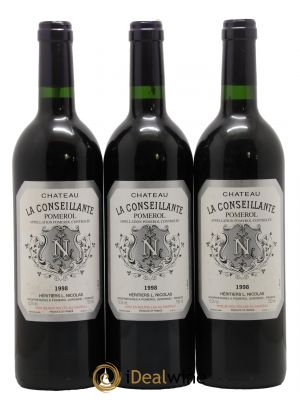 Château la Conseillante  1998 - Lot de 3 Bouteilles