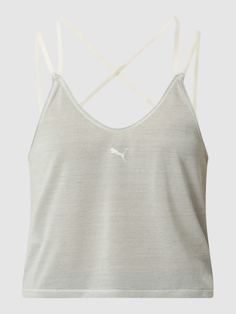 Regular Fit Top mit Logo - dryCELL in beige