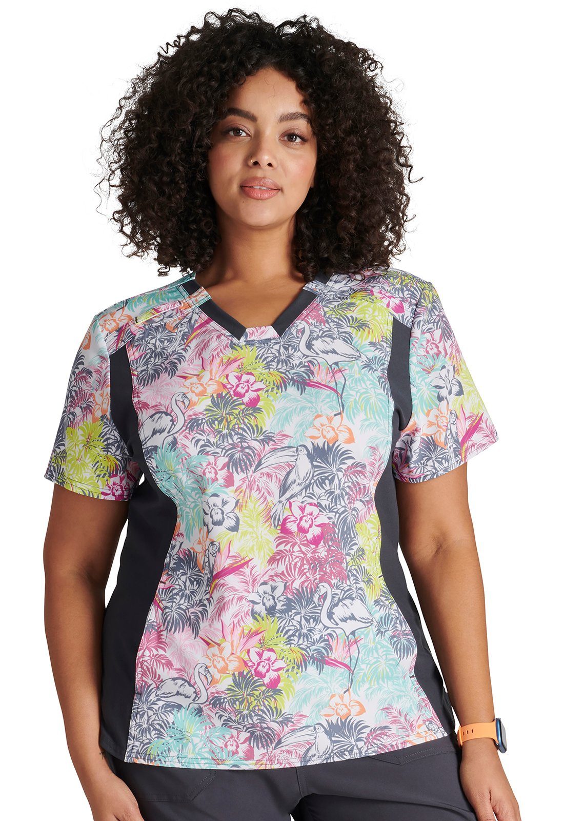 Cherokee Funktionsbluse Bunt bedruckter Damen Kasack 