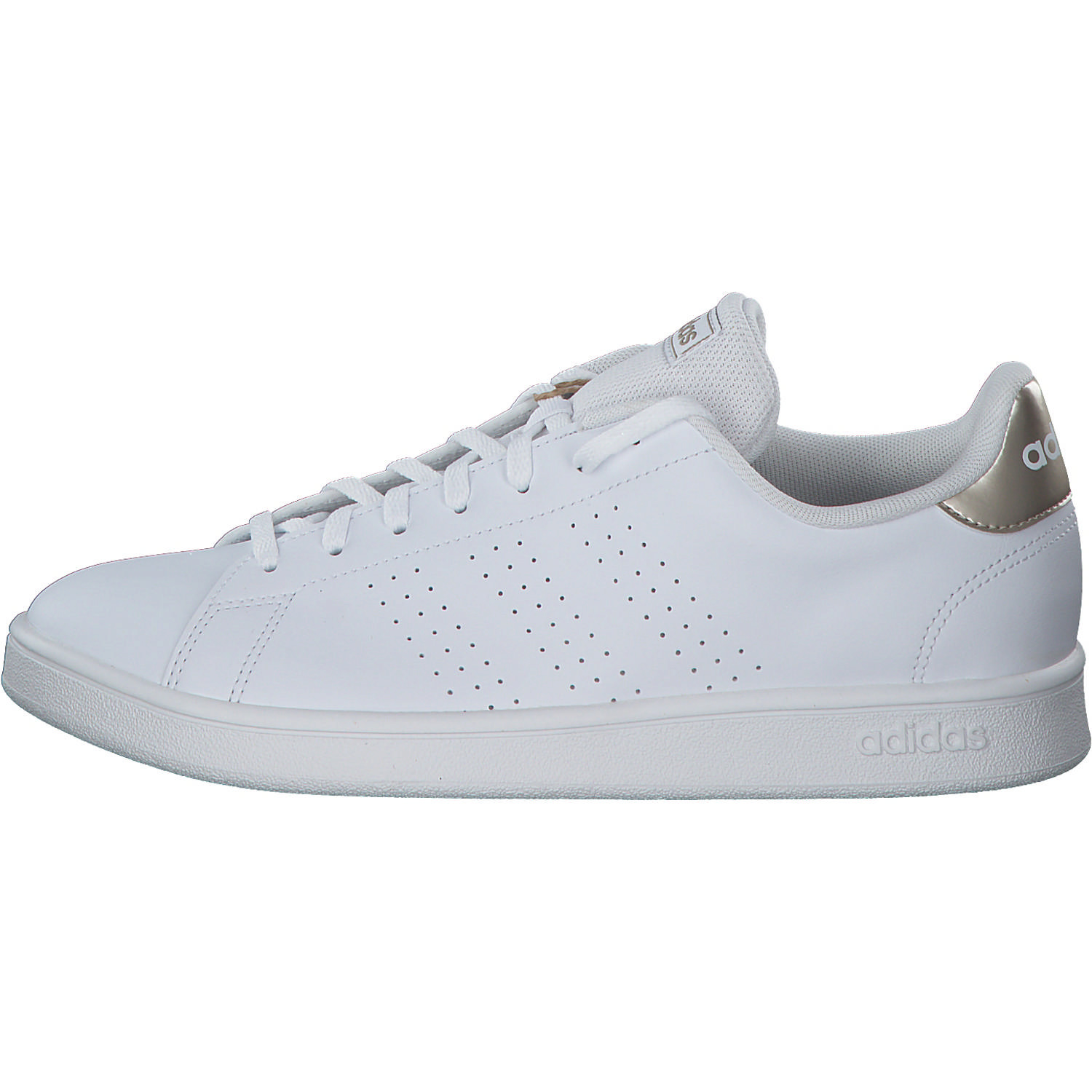Adidas Advantage Base W, Schnürschuhe, Damen, white/champ met