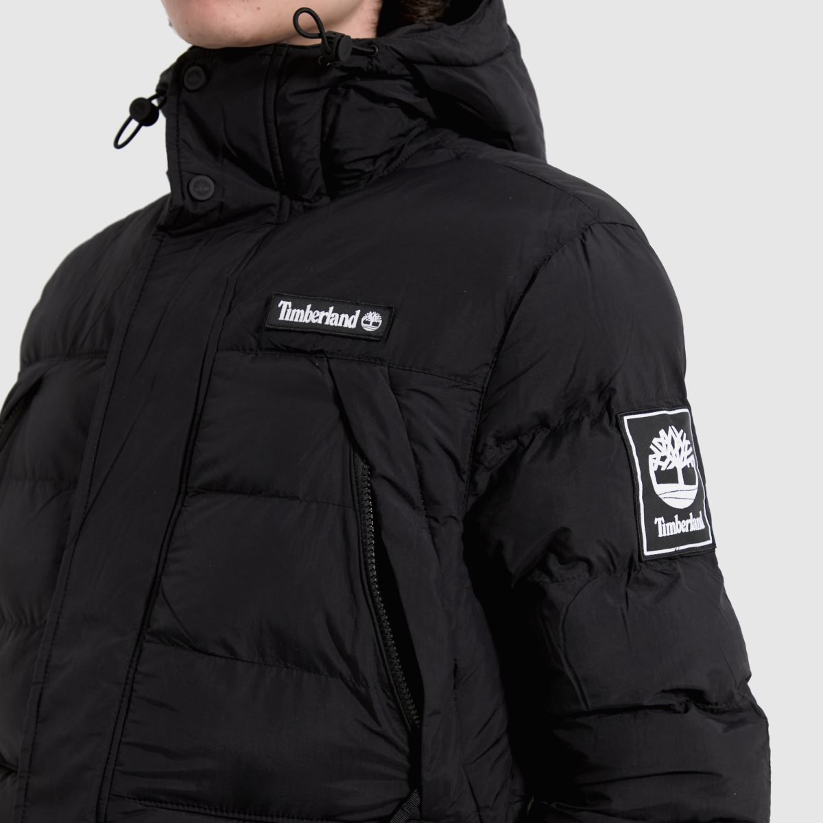 Timberland – Svart puffjacka i archive-modell