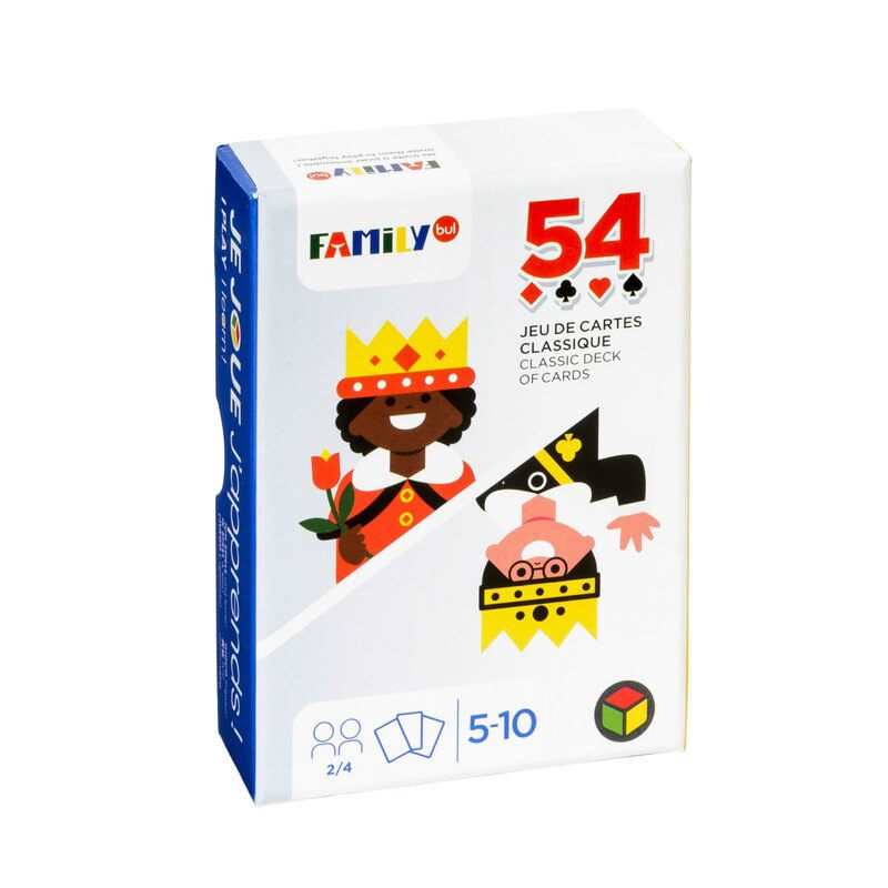 Jeu de 54 cartes classiques Oxybul