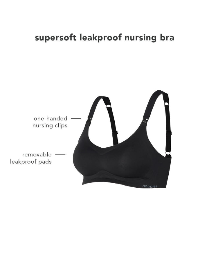 Noppies Gepolsterter Still-Bh Zia Leakproof in Black günstig kaufen